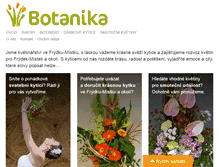 Tablet Screenshot of ikebana.cz