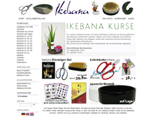 Tablet Screenshot of ikebana.de